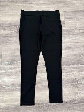 Maze Collection women’s black stretchy pull-on dress pants in size 1X.